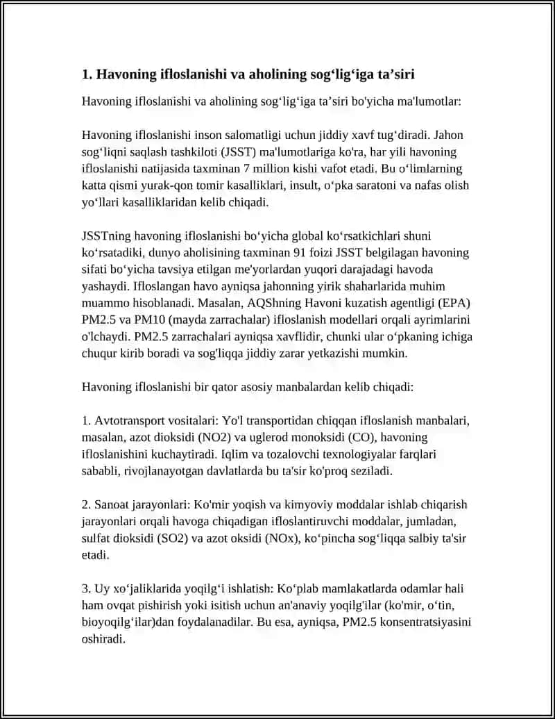 ATROF MUHIT IFLOSLANISHINING POPULATSIYAGA TASIRI 3