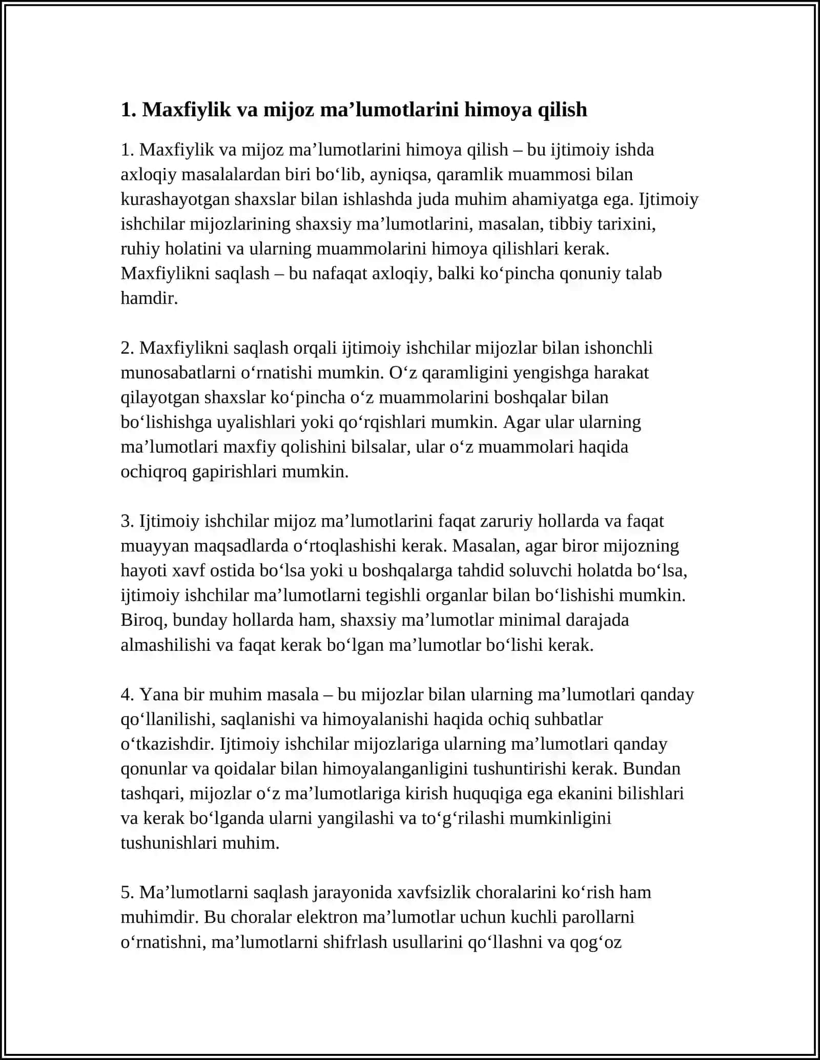 IJTIMOIY ISHDA QARAMLIK MUAMMOSI BILAN KURASHAYOTGAN SHAXSLAR BILAN ISHLASHDA AXLOQIY MASALALAR 3