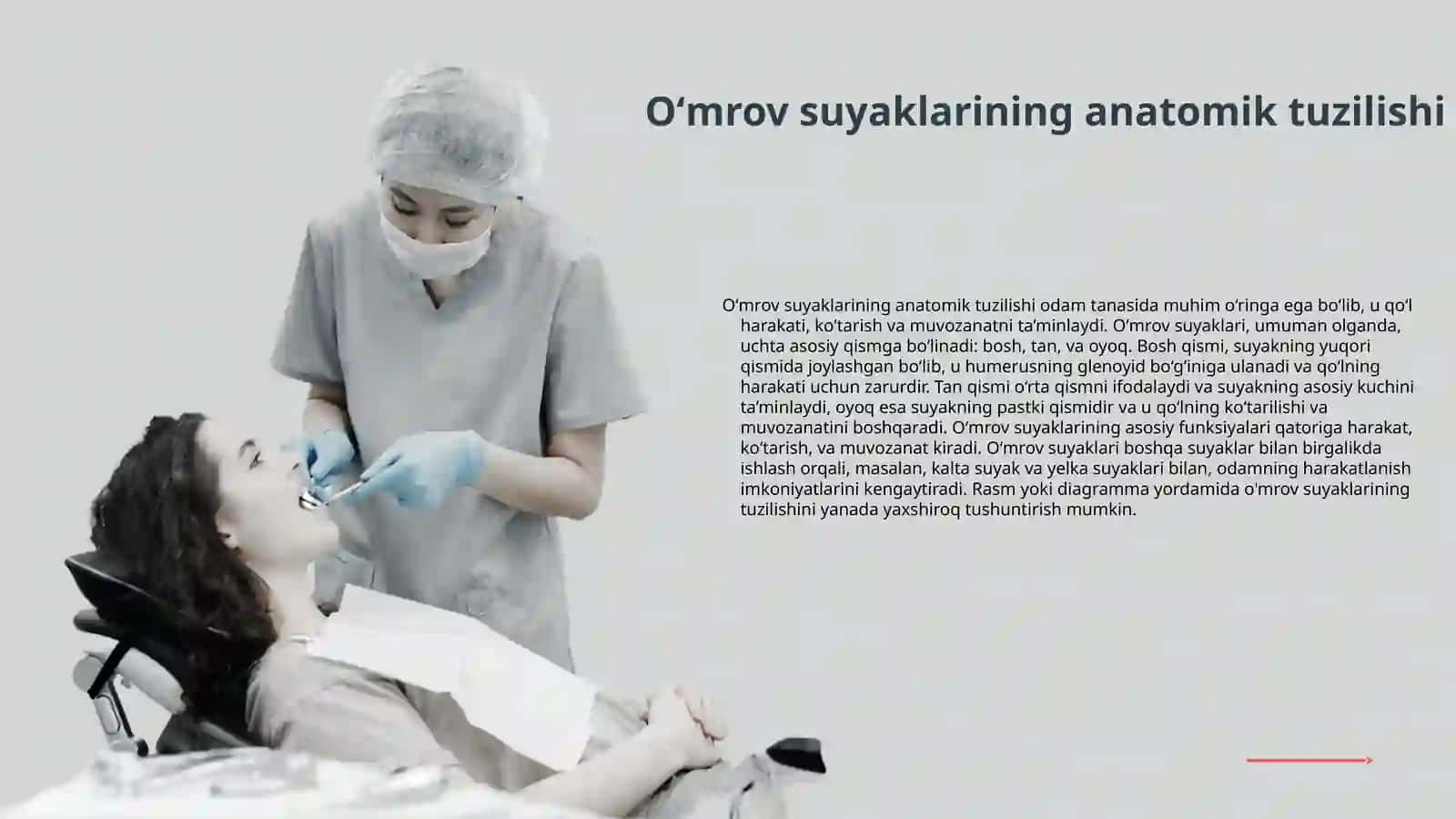 Toʻsh kurak oʻmrov suyaklari haqida taqdimot 3