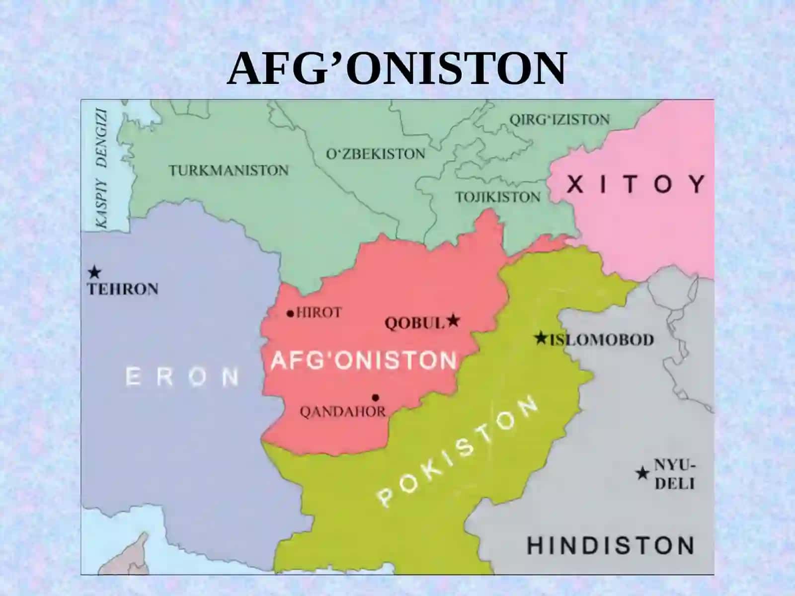 1946-1991-yillarda Turkiya, Eron va Afg’oniston 3