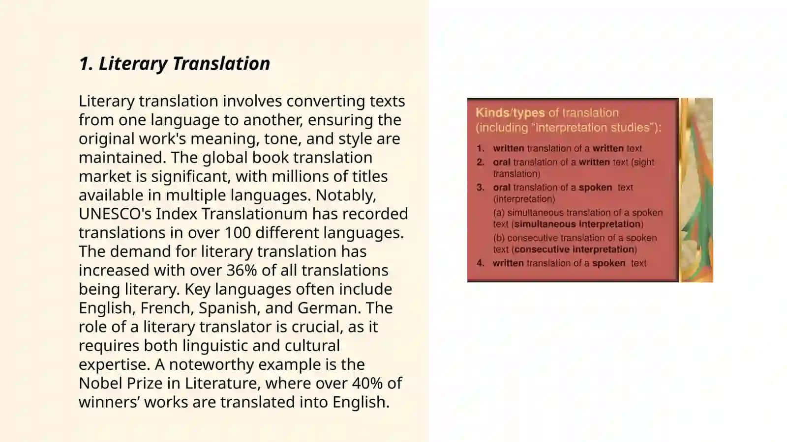 Types of translation 3
