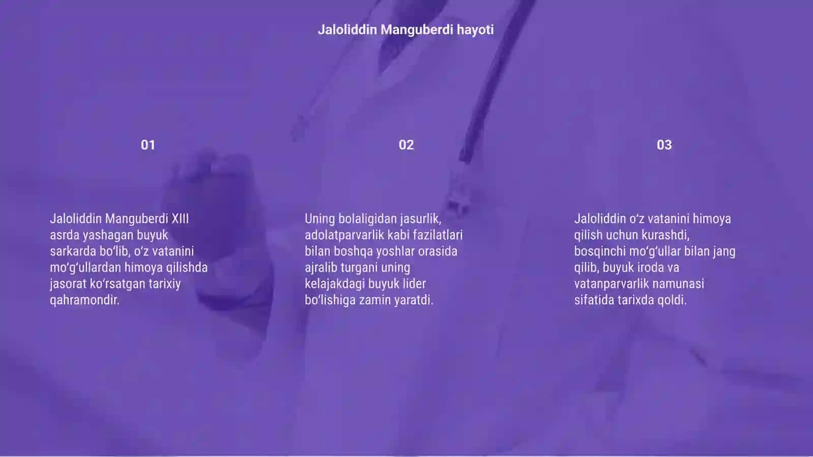 Jaloliddin Manguberdi-Vatan himoyachisi 3