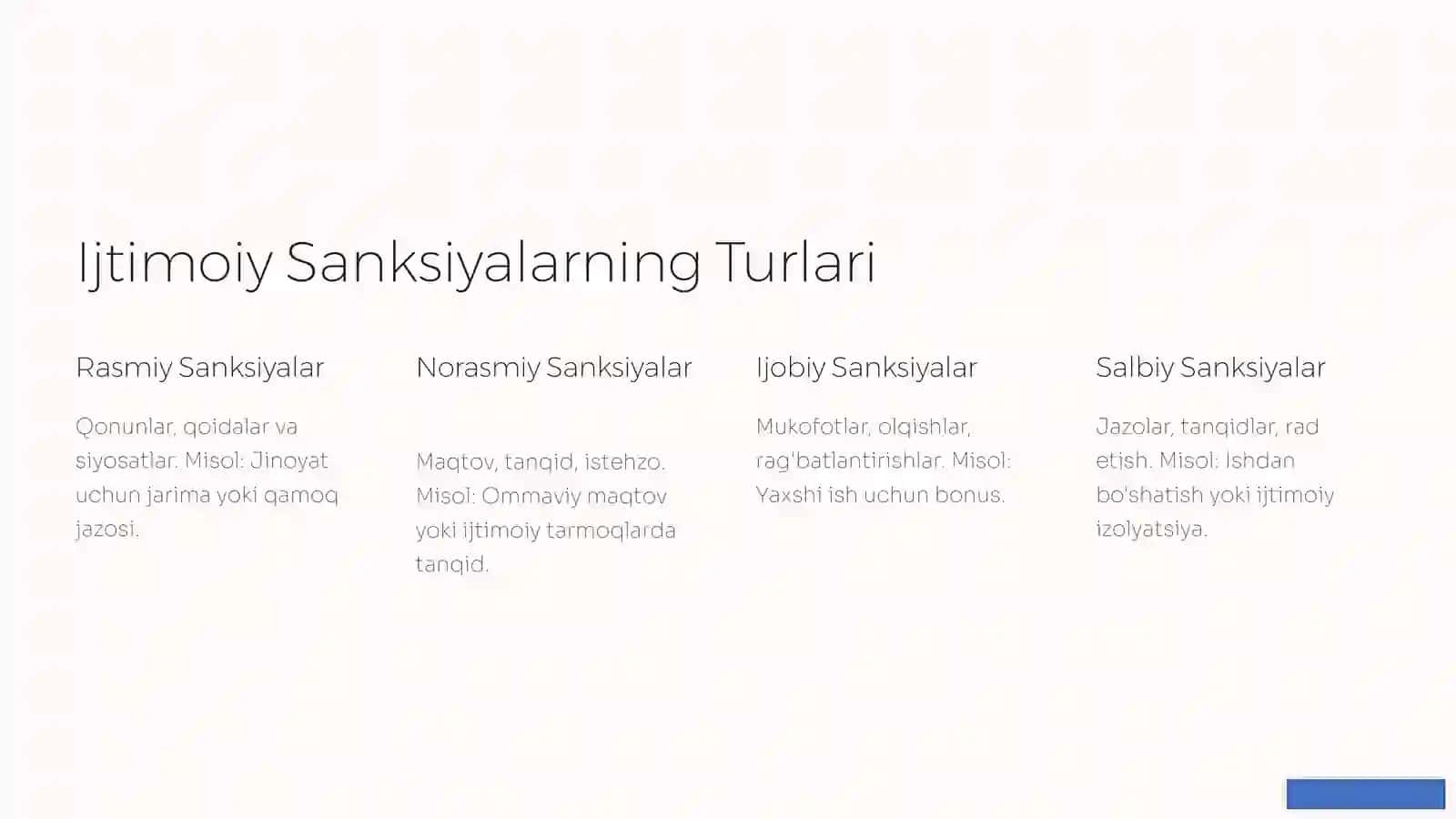 Ijtimoiy Sanksiyalar: Ijtimoiy Nazorat Manbai Sifatida 3