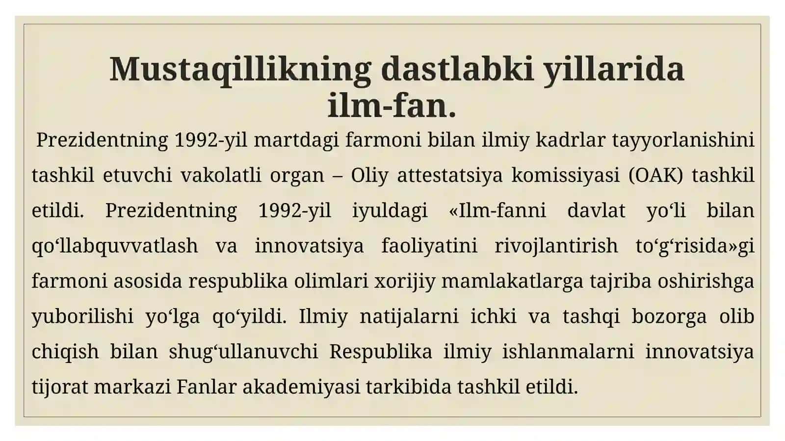 O‘zbekiston dailm-fan 3