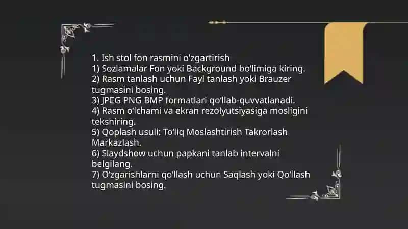 Abduqodirova Feruzaxonning informatika fani uchun tayyorlagan taqdimoti 3