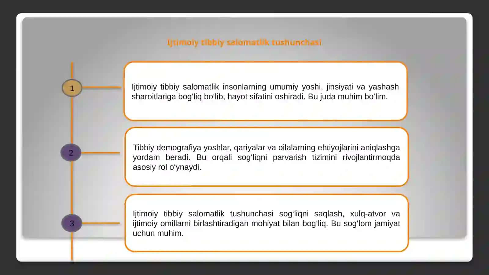 Ijtimoiy tibbiy salomatlikning mohiyati va tibbiy demografiya 3