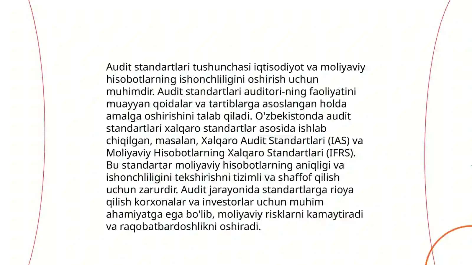 Audit standartlari tushunchasi 3