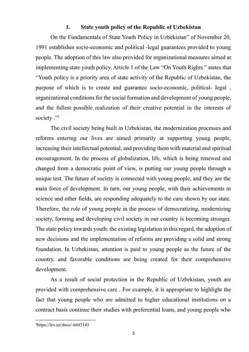 The Political System of the Republic of Uzbekistan 3