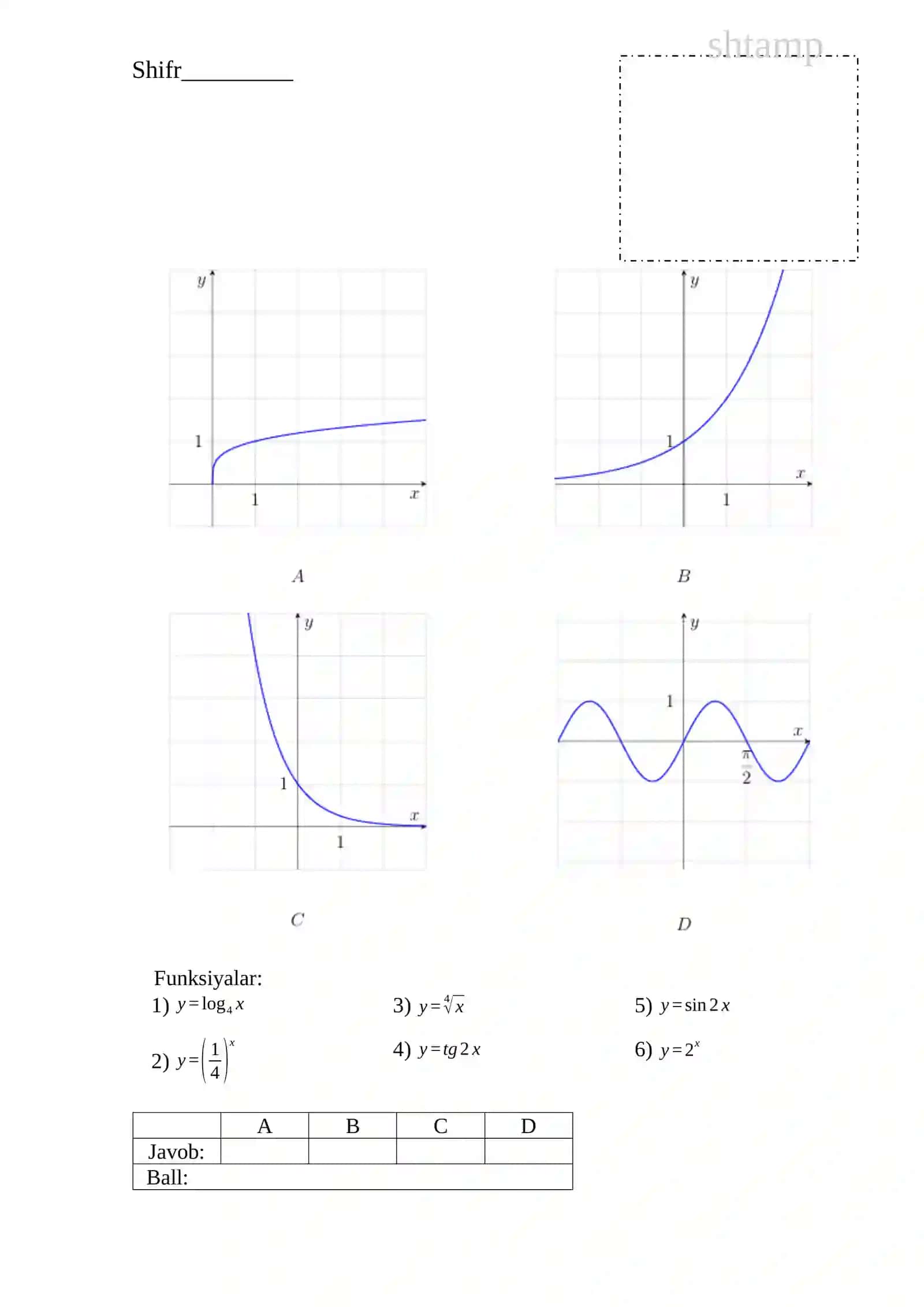 11 sinf MATEMATIKA attestatsiya asosiy 1 - variant o'zbek 3