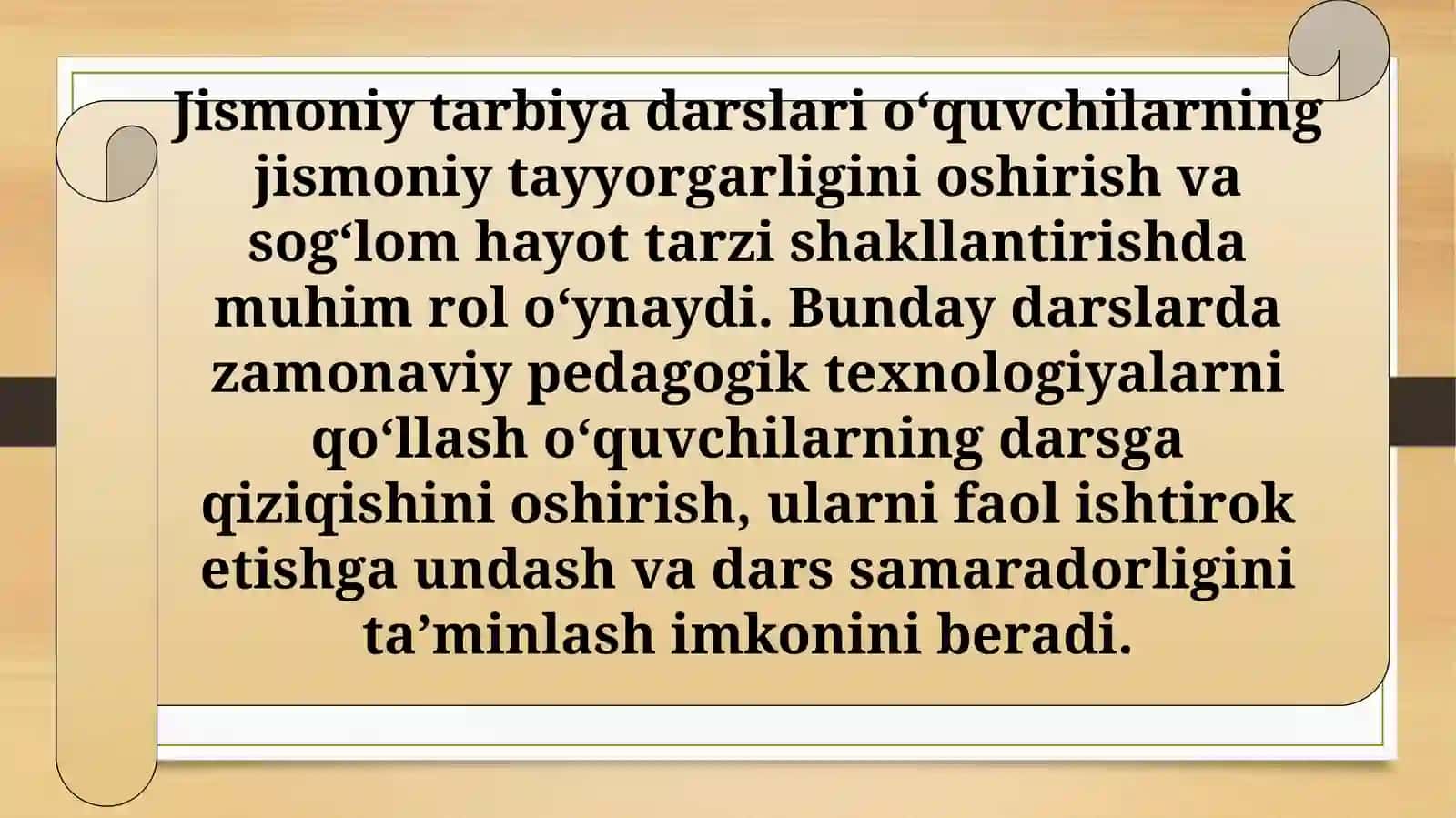 Jismoniy tarbiya darslarida pedagogik texnologiyalarni joriy etish 3