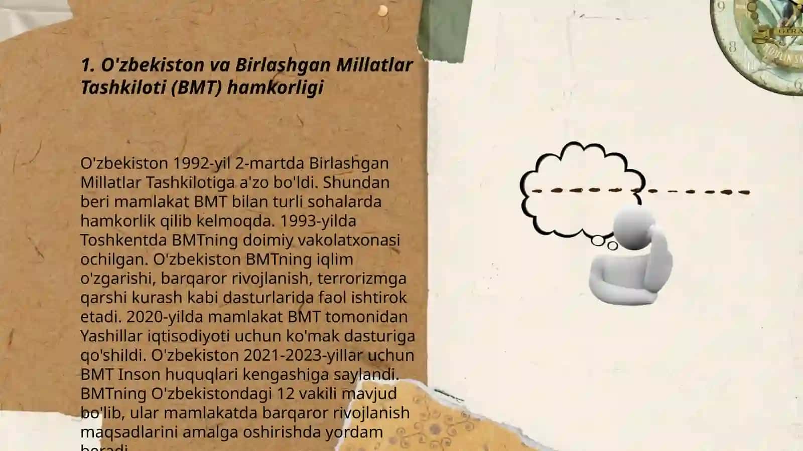 O’zbekistonning xalqaro tashkilotlar bilan hamkorlik aloqalari 3