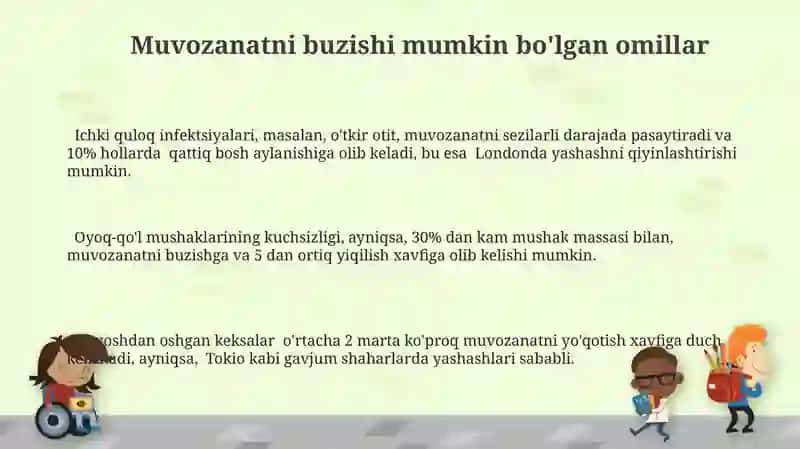 Muvozanat saqlash texnikasini o'rgatish 3