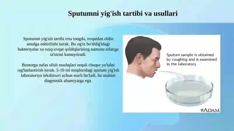 Tekshiruvuchunbalg'amyig'ish.Tufdonlarnidezinfektsiyaqilish 3