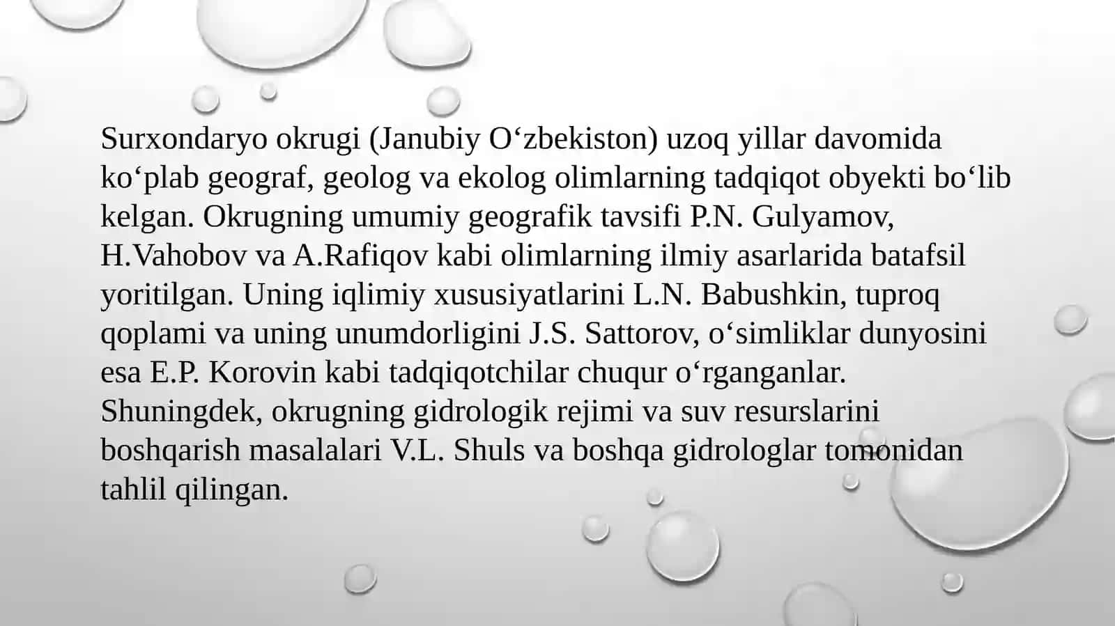 Surxondaryo Tabiiy-Geografik Okrugi 3