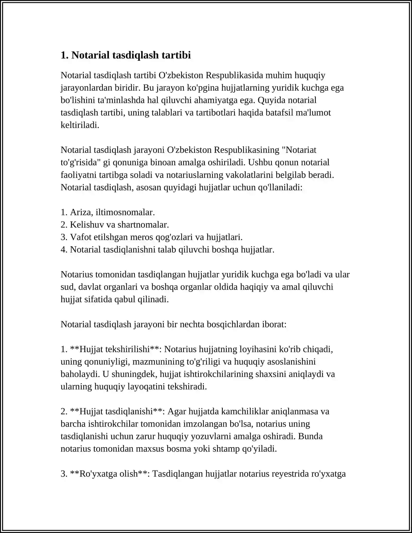 BITIMLARNI NOTARIAL TASDIQLASH 3