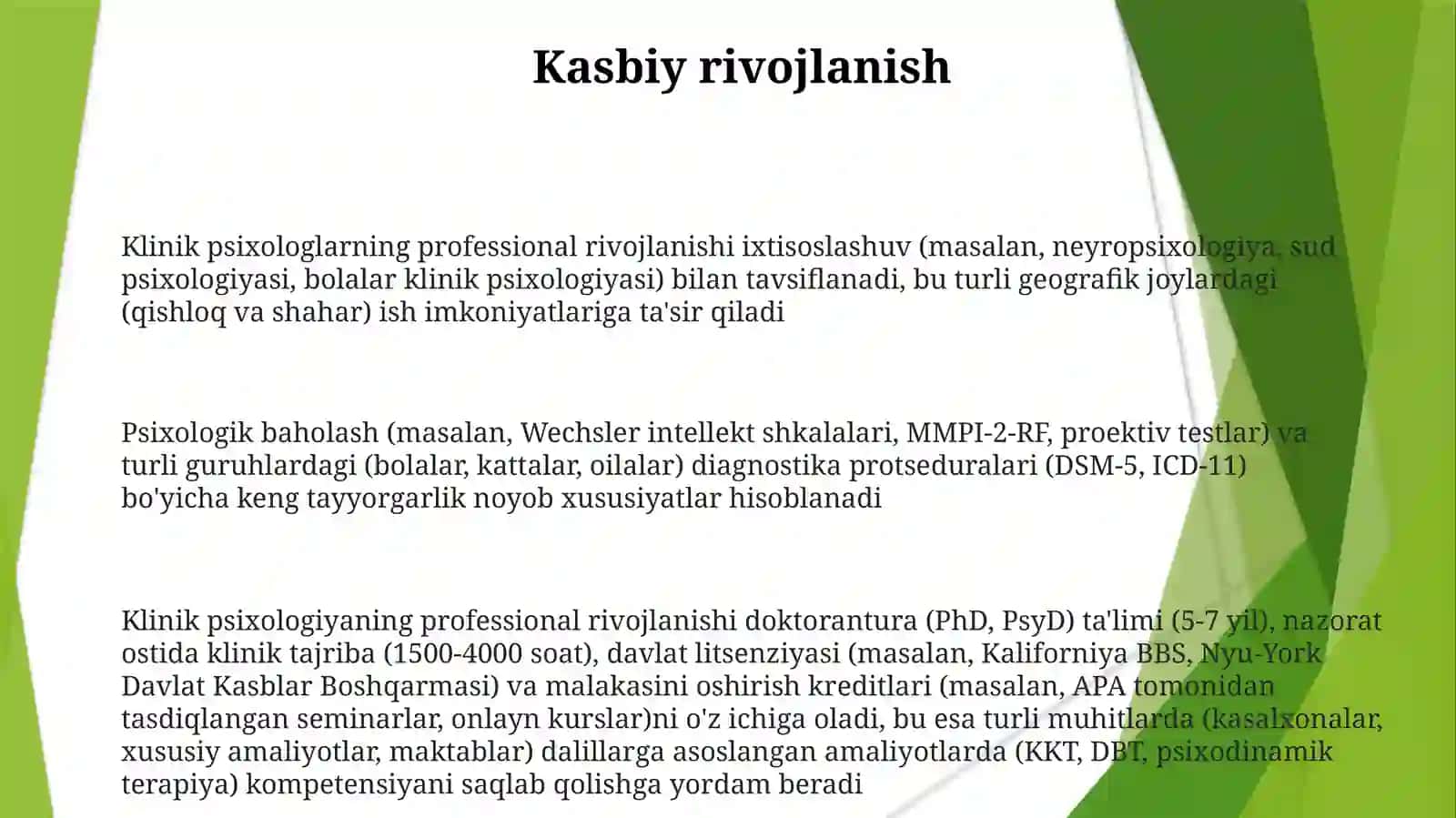 Klinik Psixolog Kasbining Uziga Xos Xususiyatlari 3