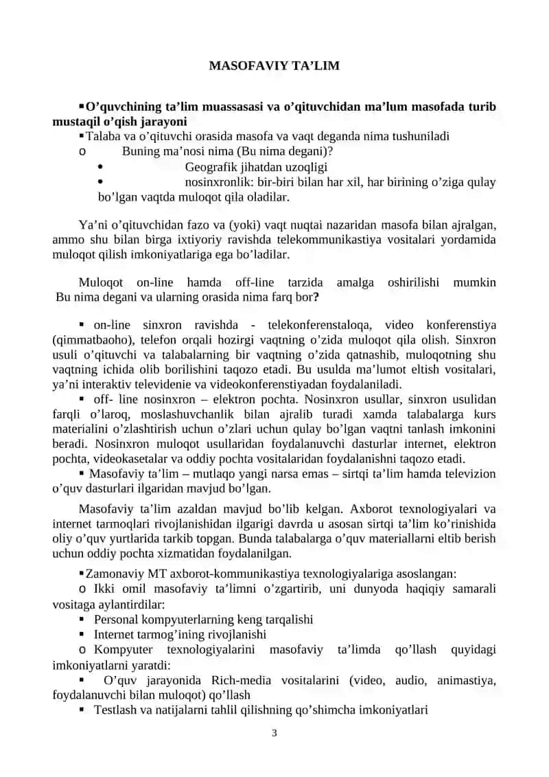 O`qitishning zamonaviy usullari 3