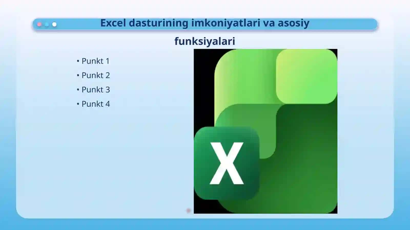 Excel dasturida guruh talabalarining modullar bo‘yicha o‘zlashtirish ko‘rsatkichi, sifat ko‘rsatkichlarini hisoblash va jadval tuzish, natijalar asosida digrammalar yaratish 3