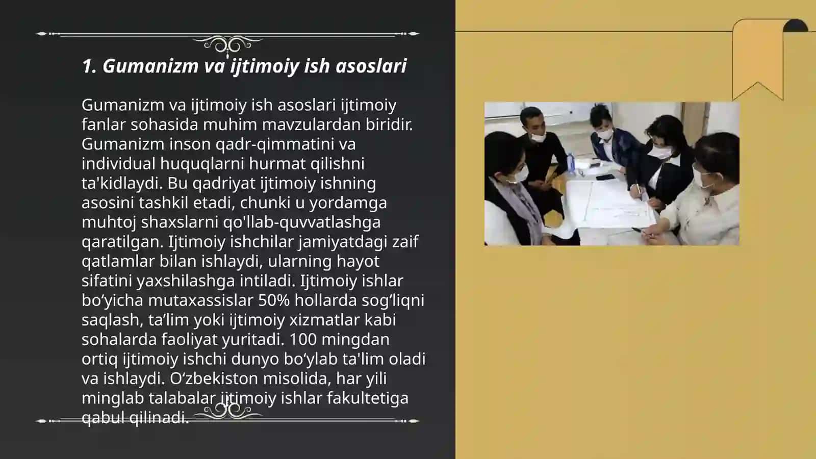 Gumanizm va ijtimoiy ish asoslari 3