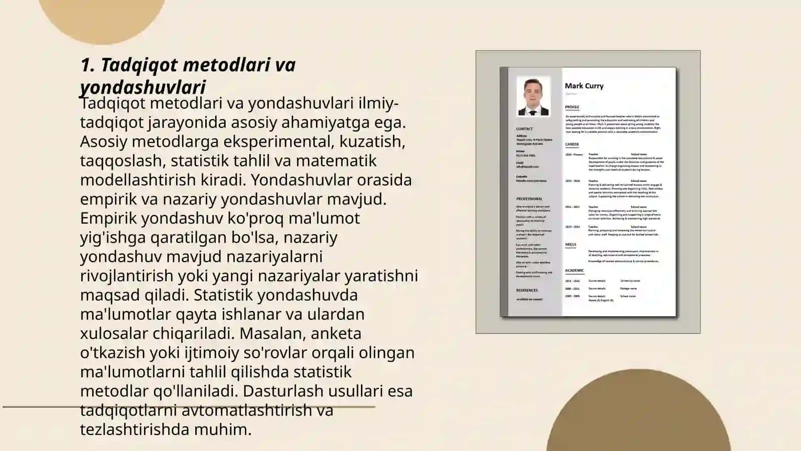 Tadqiqot Metodlari va Yondashuvlari 3
