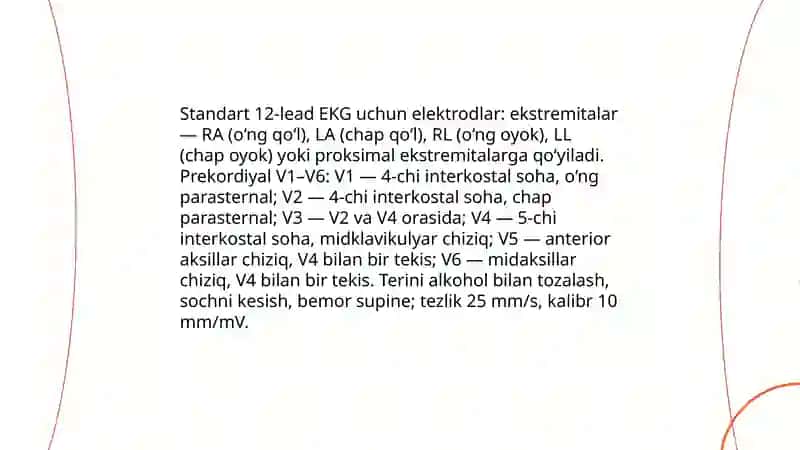 Elektrokardiografiya (EKG) 3