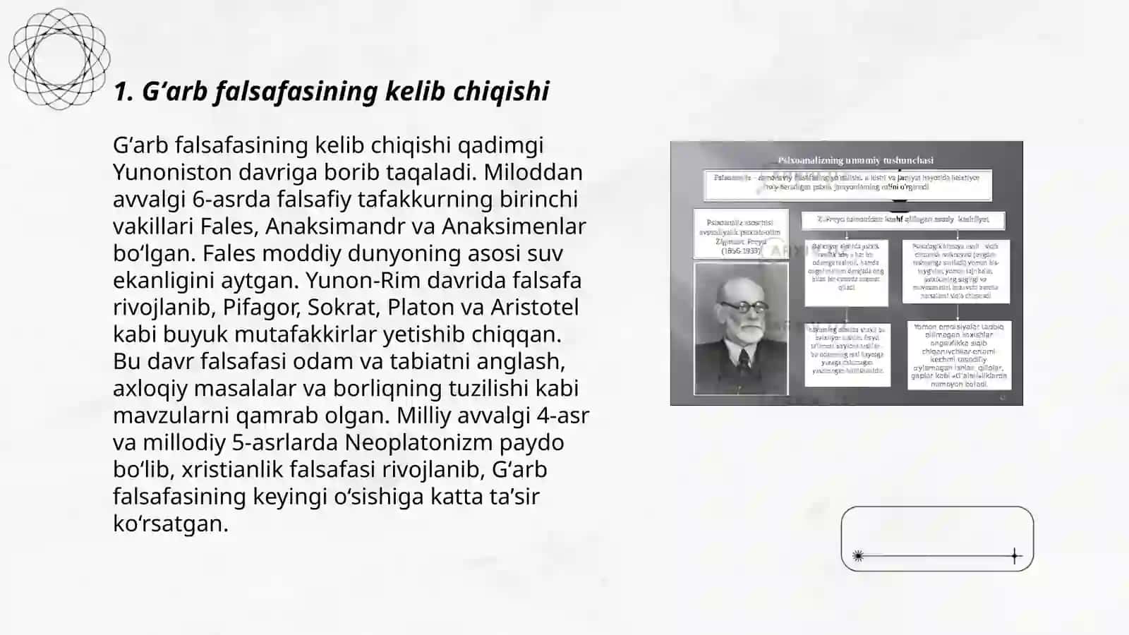 Gʻarb falsafasi. Uning ing mohiyati va ijtimoiy taraqqiyotdagi roli 3