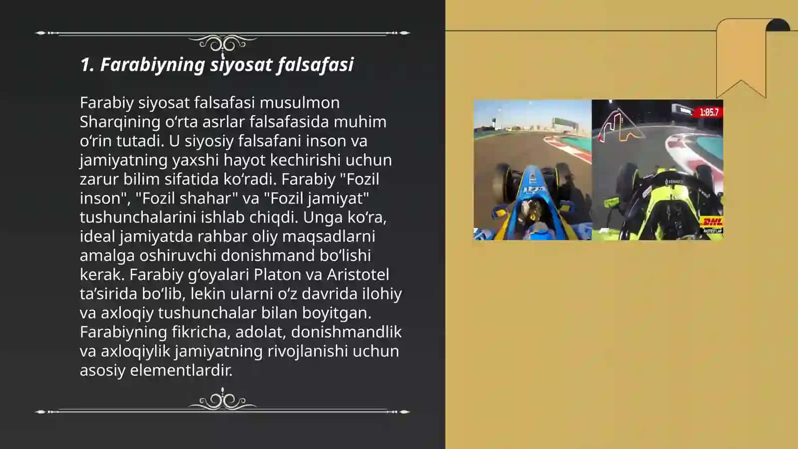 Abu Nasr Farabiy hám G‘azaliydiń Filosofiya ilmine tiysli koz qaraslardiń salistirmali analizlew (Farabiydiń "siyasat filosofiyasi" ham G'azaliydiń "baxit eleksiri" dóretpeleri tikarinda) 3