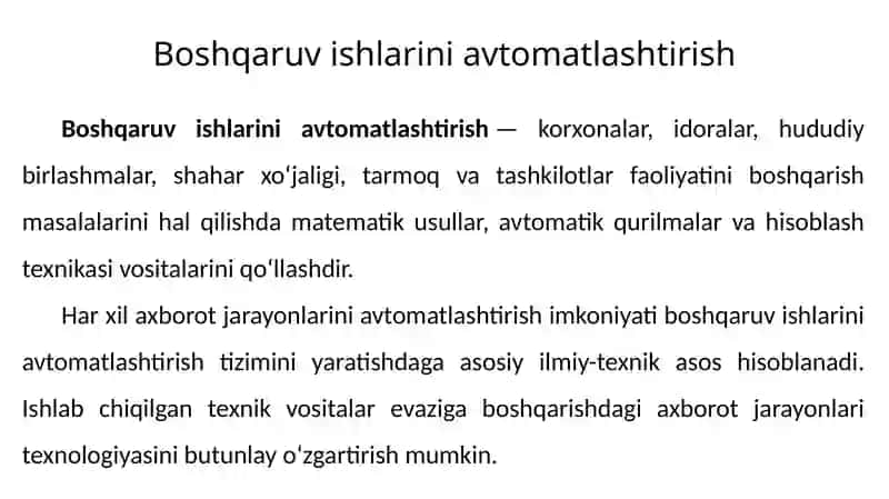 Lokal avtomatlashtirilgan boshqarish tizimlarining funksiyalari 3
