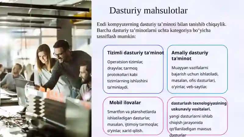 Dasturiy ta'minot va uning rivojlanish tendensiyalari 3