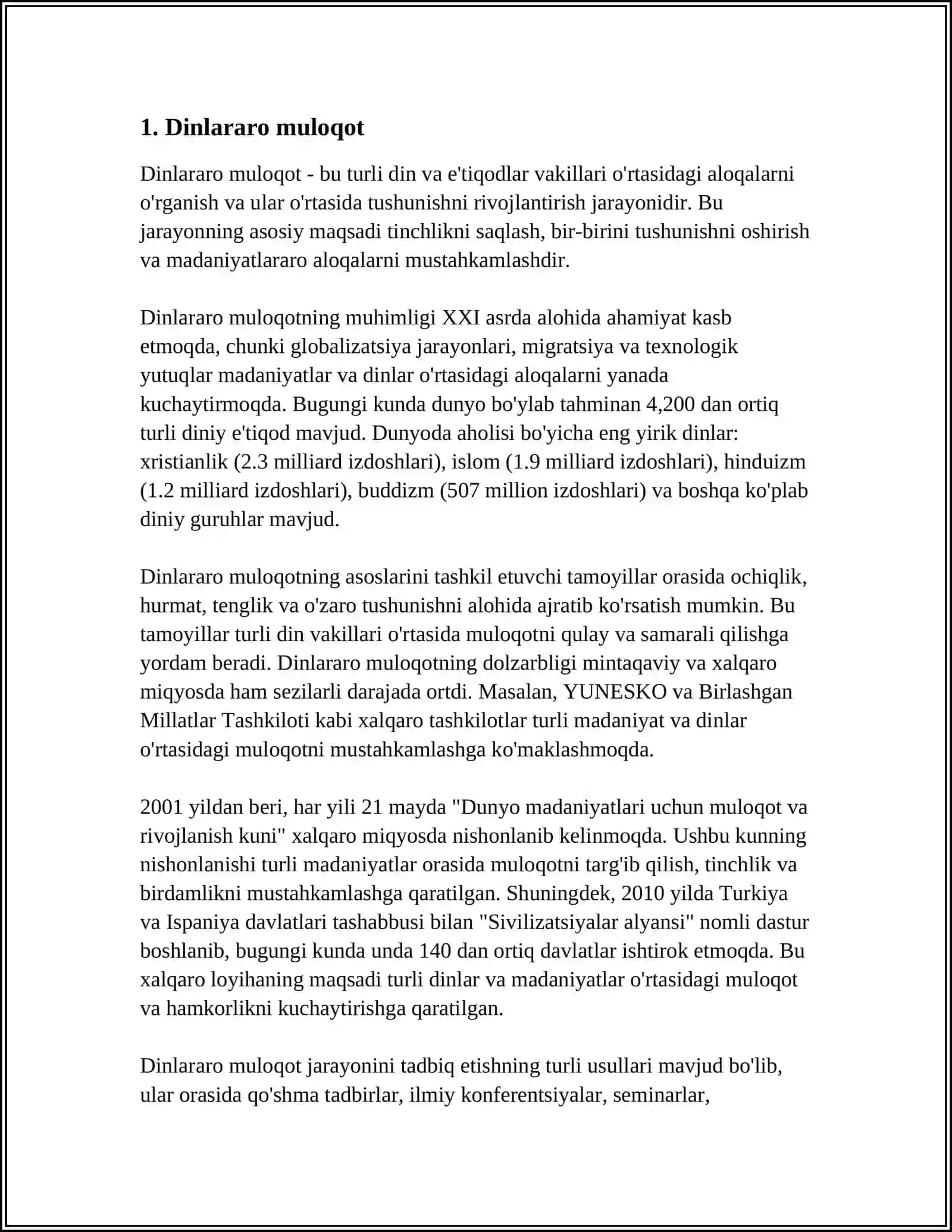 VIJDON VA EʼTIQOD ERKINLIGI 3