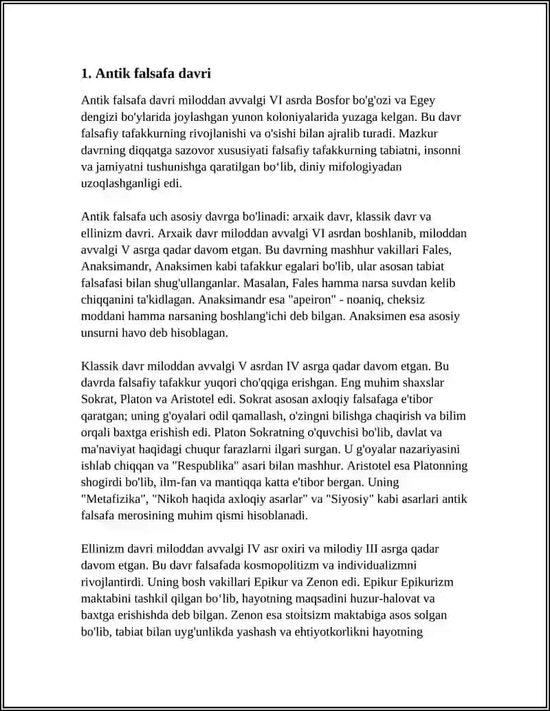 FALSAFIY TAFAKKUR TARAQQIYOT BOSQICHLARI G'ARB FALSAFASI 3