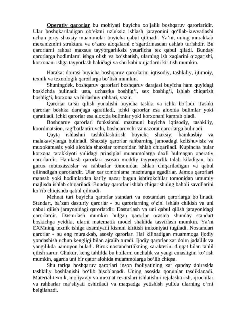 Jismoniy tarbiya va sport menejmentida qaror qabul qilish uslublari 3