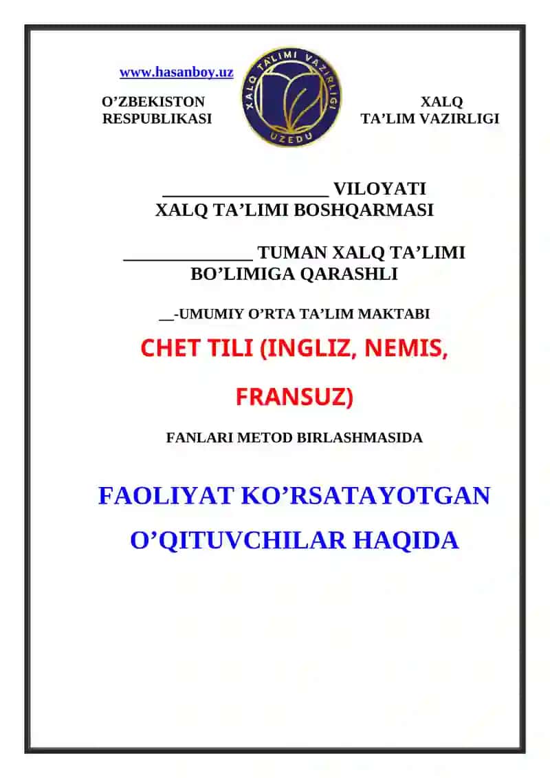 O’QITUVCHILAR HAQIDA 3