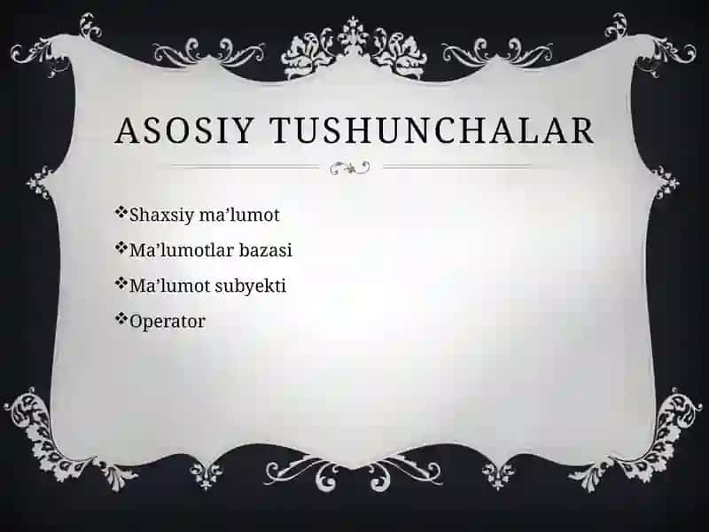 Ma’lumotlarni himoya qilish haqidagi qonun tamoyillari 3