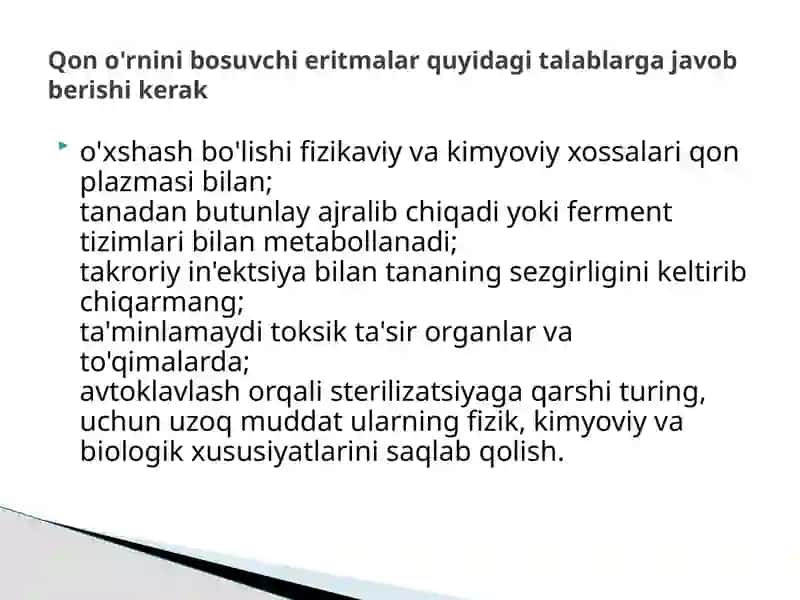 Qono’rninibosuvchisuyuqliklarvaularningtasnifiGemotransfuziya 3