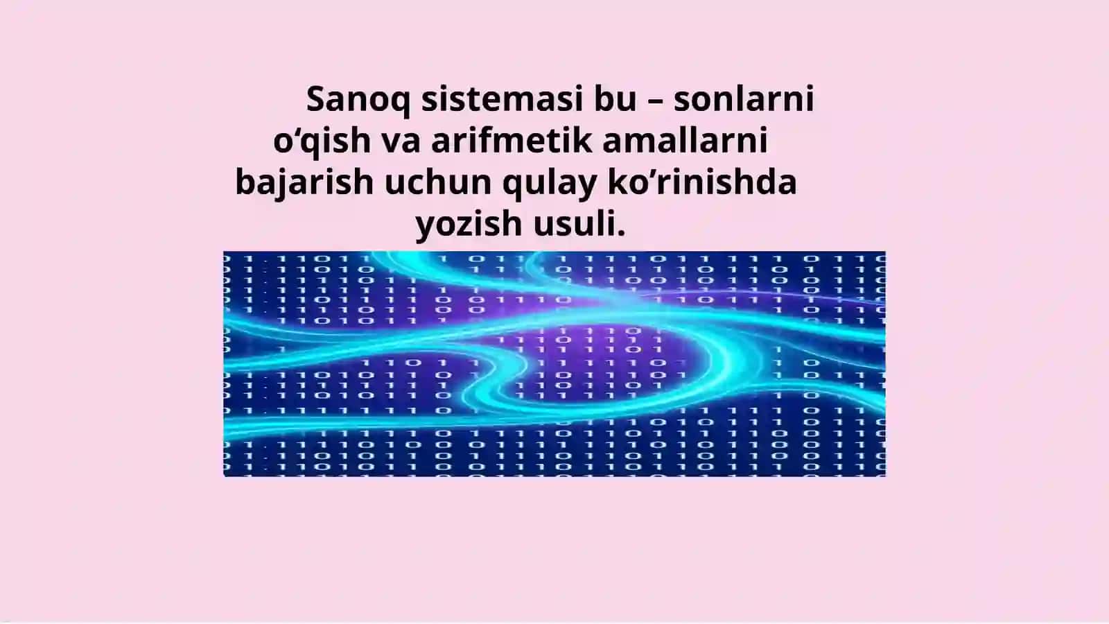 SANOQ SISTEMALARI VA ULARGA DOIR MISOLLAR YECHISH METODLARIDAN FOYDALANISH MAVZUSIDA TAYYORLAGAN MIKRODARS TAQDIMOTI 3