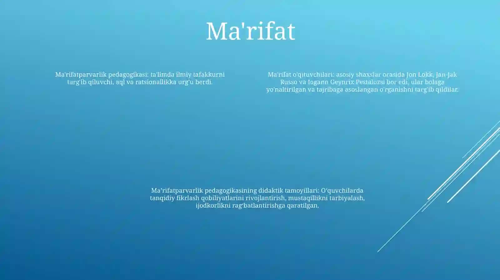 Ğarb Uyģonish Davri Pedagogikasi Namoyondalarining Didaktik Qarashlari 3