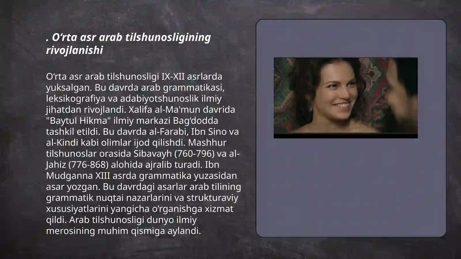 Arab Tilshunosligi va Yevropa Tilshunosligi 3