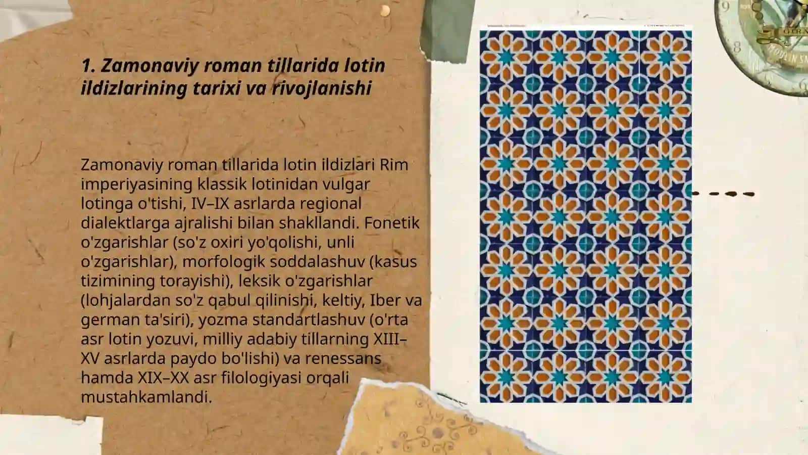 Zamonaviy tillarda lotinshunoslik 3