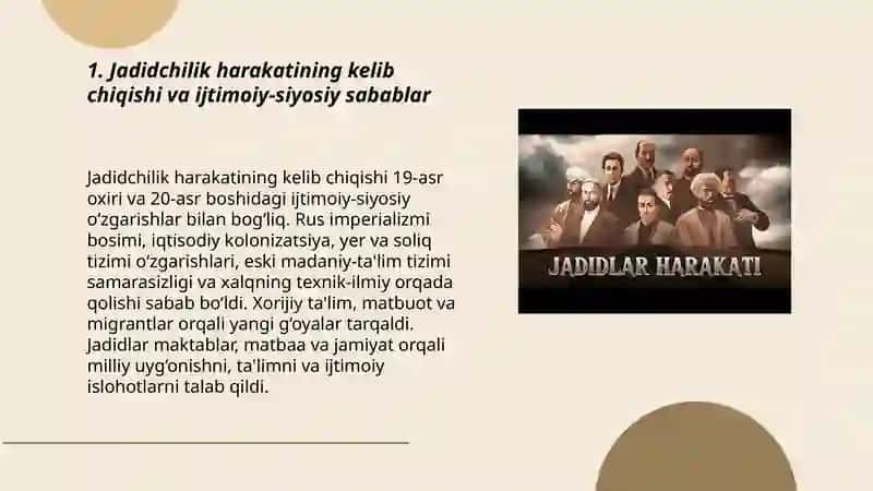 Oʻzbekistonda jadidchilik harakatlari 3