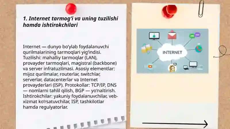 Internet tarmogi va uning tashkil etilishi 3