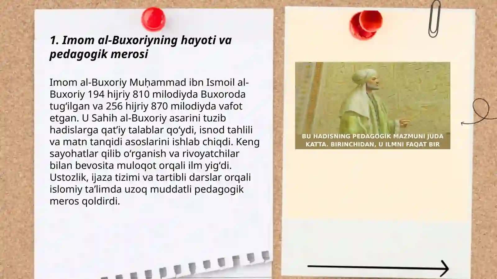 Imom al-Buxoriyning pedagogik qarashlari 3