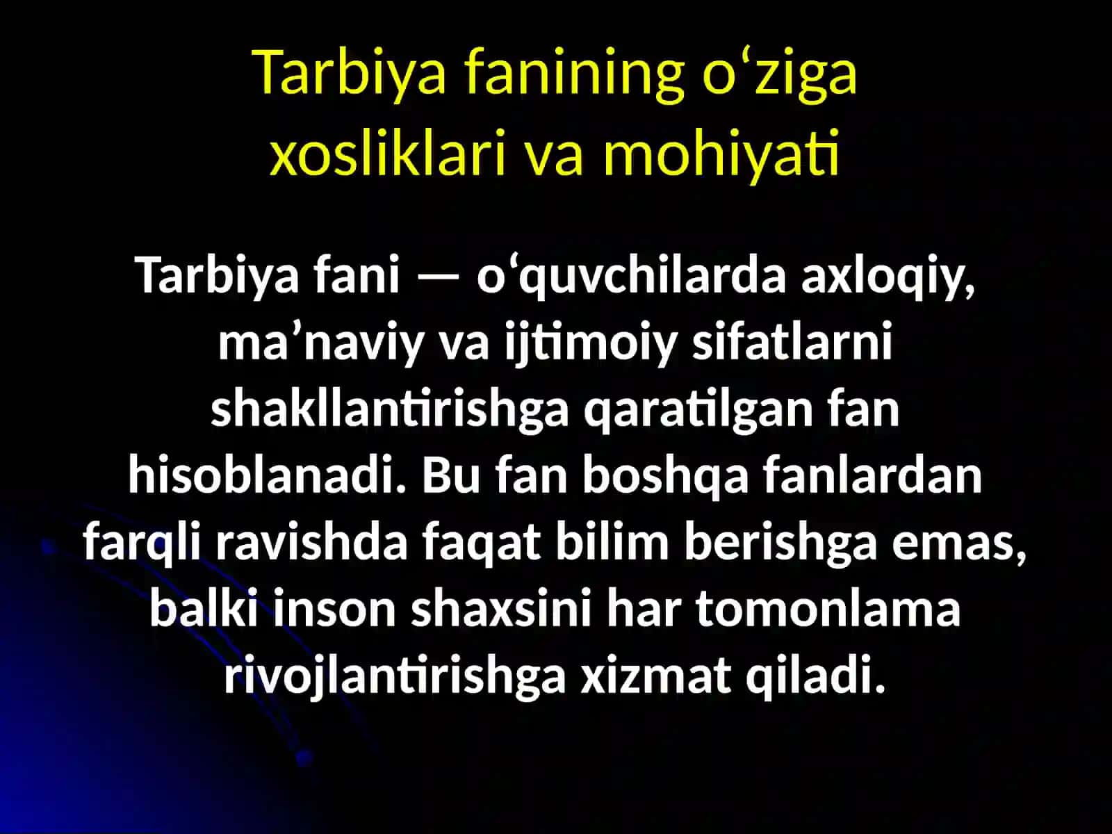 Tarbiya Fanining O'ziga Xosliklarining Qiyosiy Tahlil Qilish 3