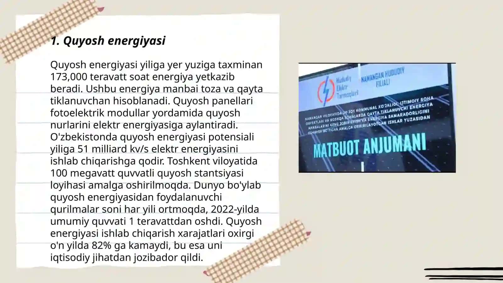 Quyosh energiyasi 3