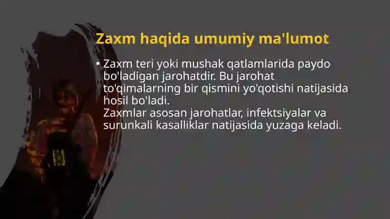 Zahmning yomon kechishi 3