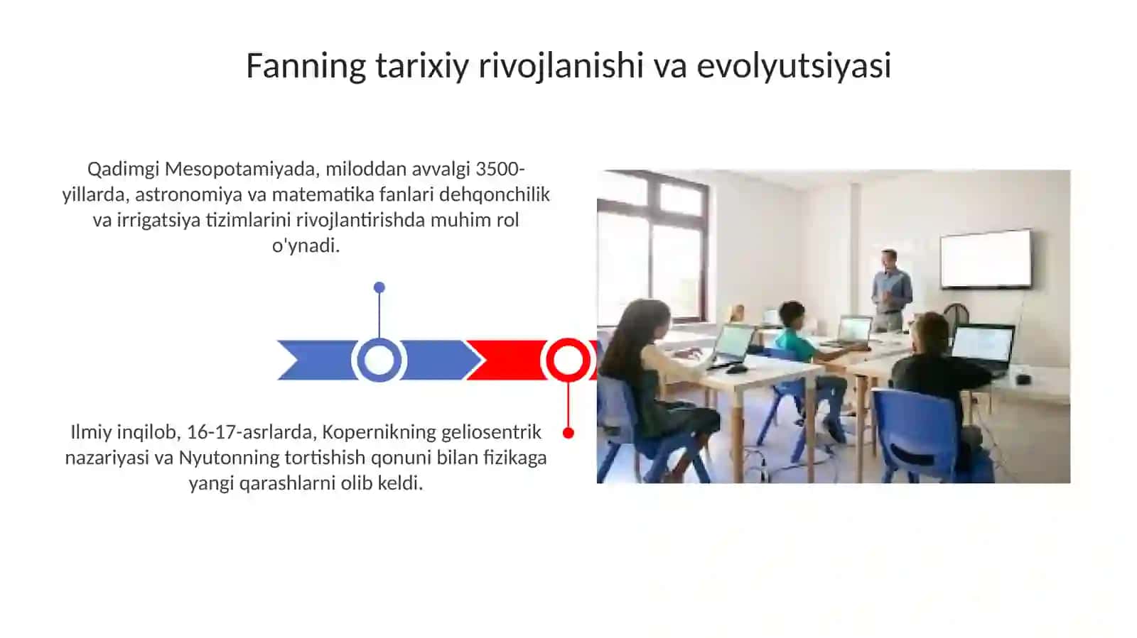 Zamonaviy dunyoda fanning o`rni va roli 3