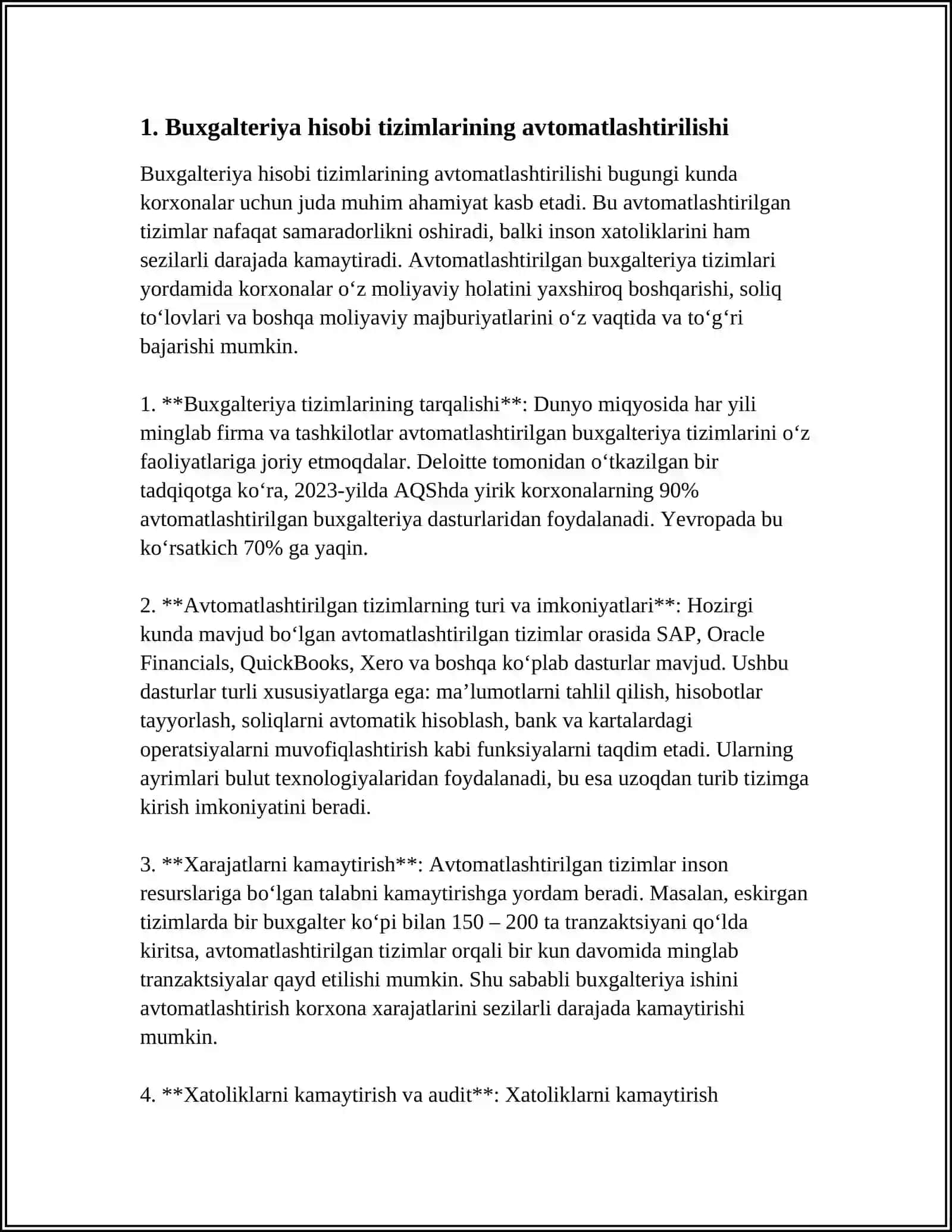 Buxgalteriya hisobida avtomatlashtirilgan axborot texnologiyalari va tizimlari 3