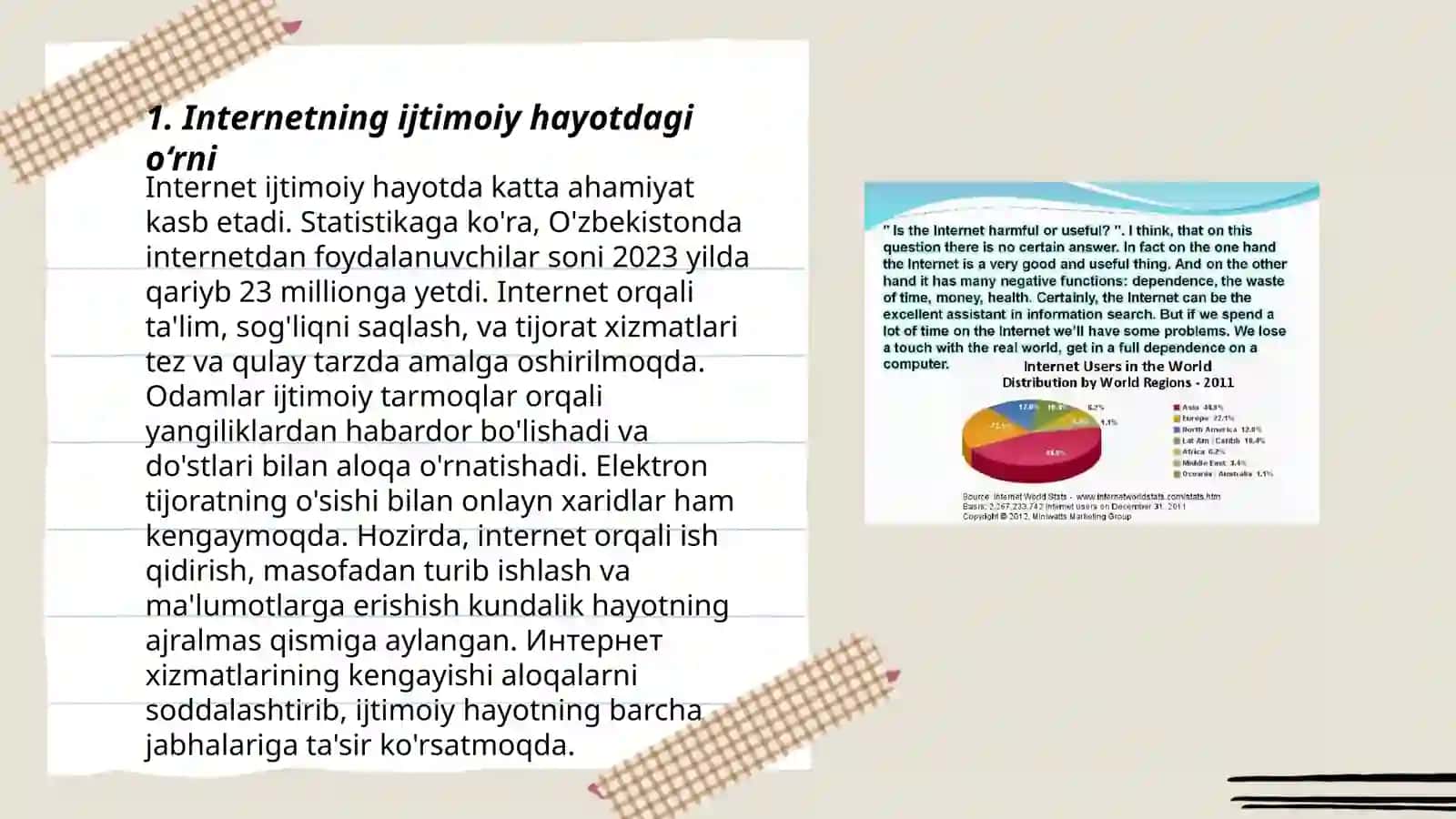Internetning ijtimoiy hayotdagi o‘rni 3