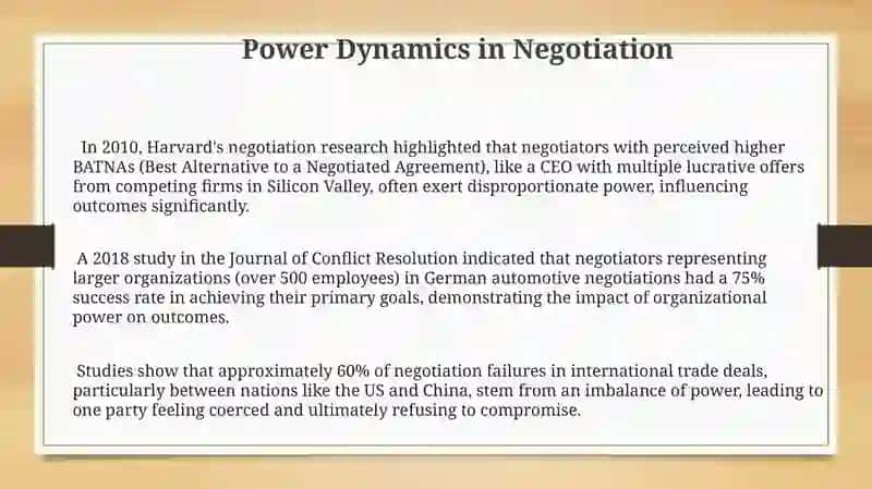 Power Dynamics in Negotiation 3