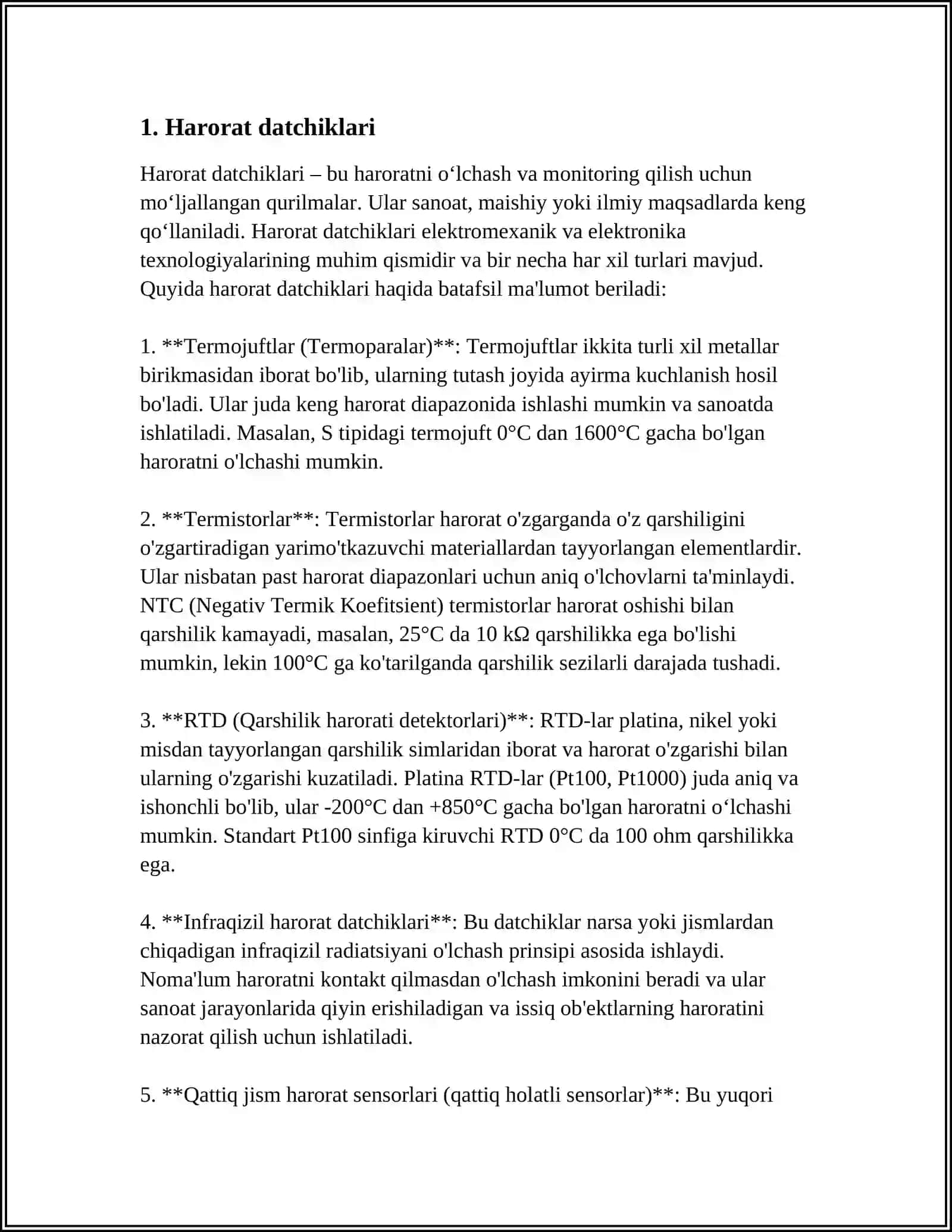 ELEKTR DATCHIKLARI.ULARNING TURLARI ISHLASH PRINSPI 3